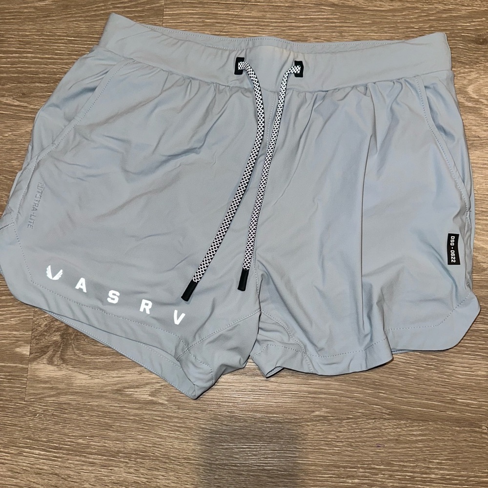 ASRV sky blue reflective shorts size medium